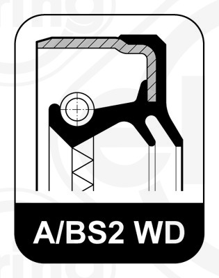 B10.230, Shaft Seal, differential, ELRING, 0MH409189A, 0MH409189B
